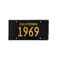 1969 California Novelty Licence Plate