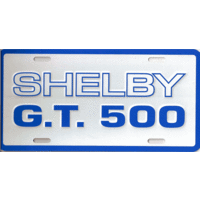 Shelby Novelty Licence Plate GT500
