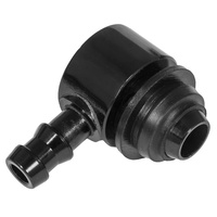 18mm Billet Brake Booster Valve & Grommet 3/8' Barb Black