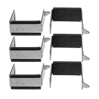 1964 - 1973 Mustang Leaf Spring Clamps Set of 6