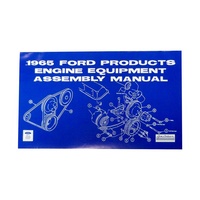 1965 Mustang Engine Component Assembly Manual