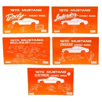 1970 Mustang Assembly Manual Set