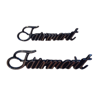XA Fairmont Door Trim Badge Sedan Wagon Coupe - Pair