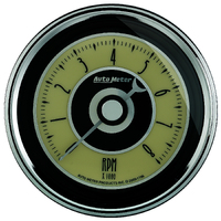 Cruiser Ad 3-3/8" In-Dash Tachometer (0-8,000 RPM)