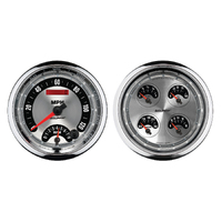 American Muscle 5" Quad Gauge (8K RPM/120 MPH/100 PSI/100-250 °F/8-18V/240-33)