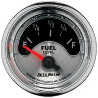 American Muscle 2-1/16" SSE Fuel Level Gauge w/ Air-Core (0-90 ?)