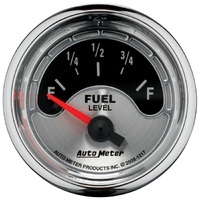 American Muscle 2-1/16" SSE Fuel Level Gauge w/ Air-Core (240- 33 Ω)