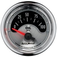 American Muscle Oil Pressure Gauge 2 1/16" 100psi