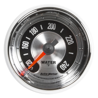 American Muscle 2-1/16" Mechanical Water Temperature Gauge (100-240 °F) 6 Feet