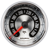 American Muscle 2-1/16" Stepper Motor Oil Temperature Gauge (140-280 °F)