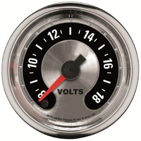 American Muscle 2-1/16" Digital Stepper Motor Voltmeter (8-18V)