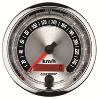 AutoMeter American Muscle Speedometer 3 3/8" 260KPH