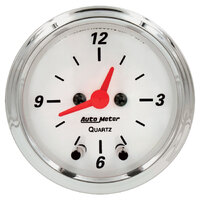 Arctic White 2-1/16" 12 Hour Clock