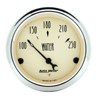 Antique Beige 2-1/16" Water Temperature Gauge w/ Air Core (100-250 °F)