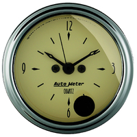 Antique Beige 2-1/16" 12 Hour Clock