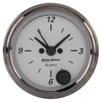 American Platinum 2-1/16" 12 Hour Clock