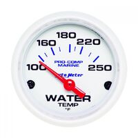 Marine 2-1/16" Water Temperature Gauge w/ Air Core (100-250 °F) White