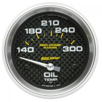 Marine 2-5/8" Oil Temperature Gauge w/ Air-Core (140-300 °F)