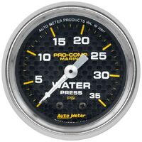 Marine 2-1/16" Mechanical Water Pressure Gauge (0-35 PSI)