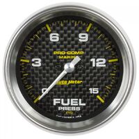 Marine 2-1/16" Stepper Motor Fuel Pressure Gauge (0-15 PSI)