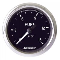 Cobra 2-1/16" Mechanical Fuel Pressure Gauge (0-15 PSI)