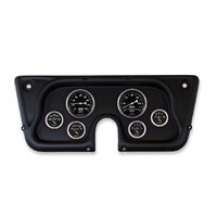 Old Tyme Black 6 Piece Gauge Kit (Chevy Truck C/K/K5/Subrbn 67-72)