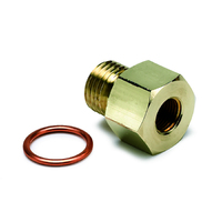 Brass Adaptor Fitting - Metric (M14X1.5 Male To 1/8" NPTF Female)