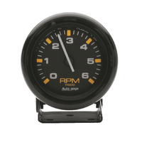 Auto Gage 2-3/4" Pedestal Tachometer (0-6,000 RPM) Black/Black