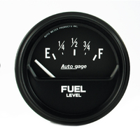 Auto Gage 2-5/8" Fuel Level Gauge - Short Sweep for GM (0-90 ?)