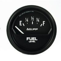 Auto Gage 2-5/8" Fuel Level Gauge - Short Sweep for GM (0-90 Ω)