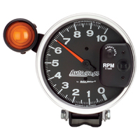 Auto Gage 5" Pedestal Tachometer - Shift Light (0-10,000 RPM) Black
