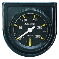 Auto Gage 1-1/2" Mechanical Water Temperature Gauge - Short Sweep (100-280 °F, 6 Ft)