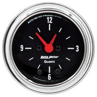 Traditional Chrome 2-1/16" 12 Hour Clock