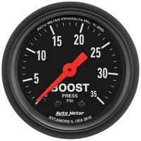 Z-Series 2-1/16" Mechanical Boost Gauge (0-35 PSI)