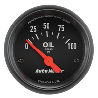 Z-Series 2-1/16" Oil Pressure Gauge w/ Air Core (0-100 PSI)