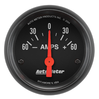 Z-Series 2-1/16" Ammeter Gauge (60-0-60 Amps)