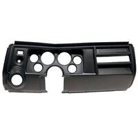 Direct Fit Dash Panel - Fits (2) 3-3/8" & (4) 2-1/16" Gauges (1969 Chevelle) w/ Vent