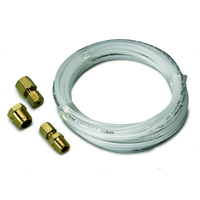 1/8" Nylon Tubing inc 1/8" NPTF Brass Compression Fittings (12ft Length)