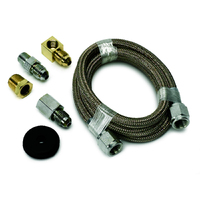 Braided Stainless Steel Line (#4 Dia., -4An And 1/8" NPTF Fittings)