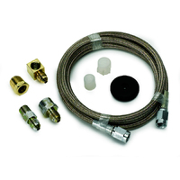#3 Braided Stainless Steel Line (-3An And 1/8" NPTF Fittings) 4 Foot