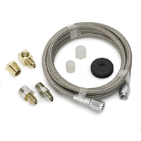 3# Braided Stainless Steel Line (-3An And 1/8" NPTF Fittings) 6 Foot