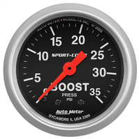 Sport-Comp 2-1/16" Mechanical Boost Gauge (0-35 PSI)