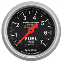 Sport-Comp 2-1/16" Mechanical Fuel Pressure Gauge (0-7 Kg/Cm2)
