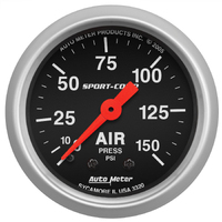 Sport-Comp 2-1/16" Mechanical Air Pressure Gauge (0-150 PSI)