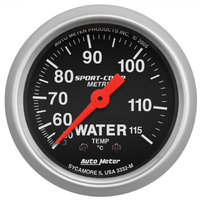 Sport-Comp2-1/16" Mechanical Water Temperature Gauge (50-115 °C)