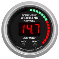 Sport-Comp 2-1/16" Wideband Pro Air/Fuel Ratio Gauge (6:1-20:1)