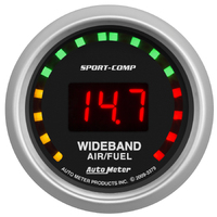 Sport-Comp 2-1/16" Wideband Street Air/Fuel Ratio Gauge (10:1-17:1)