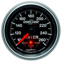 Sport-Comp II 2-1/16" Stepper Motor Water Temperature Gauge (100-260 °F)