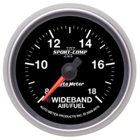 Sport-Comp II 2-1/16" Wideband Air/Fuel Ratio Analog Gauge (8:1-18:1 AFR)