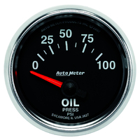 GS 2-1/16" Oil Pressure Gauge w/ Air Core (0-100 PSI)